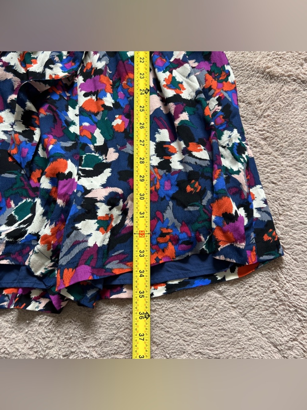 NWT Evereve Hadley Romper Preppy Floral Cottage Peasant Minimalist Sz XL - Picture 8 of 8